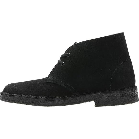 NWT Clarks womens Desert Boot., Black Suede, 9.5 - Picture 3 of 7